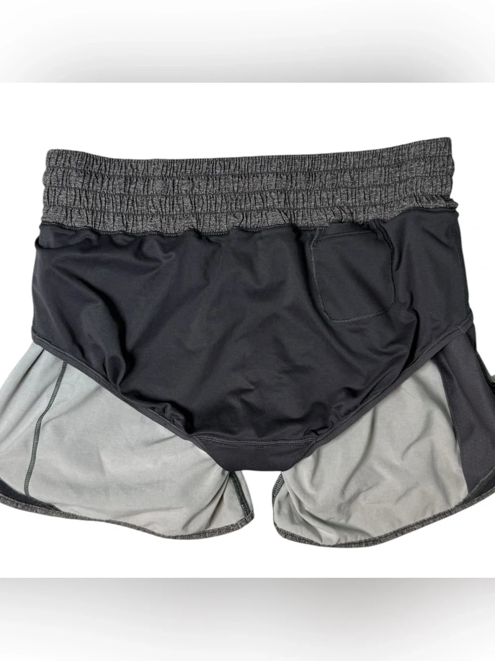 Lululemon Gray Lined Running Shorts Size 4